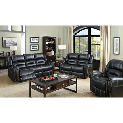  Furniture of America Frederick Reclining Leather Look Sofa CM6130SF IMAGE 4