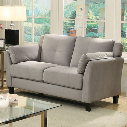  Furniture of America Ysabel Stationary Fabric Loveseat CM6716GY-LV-PK IMAGE 1