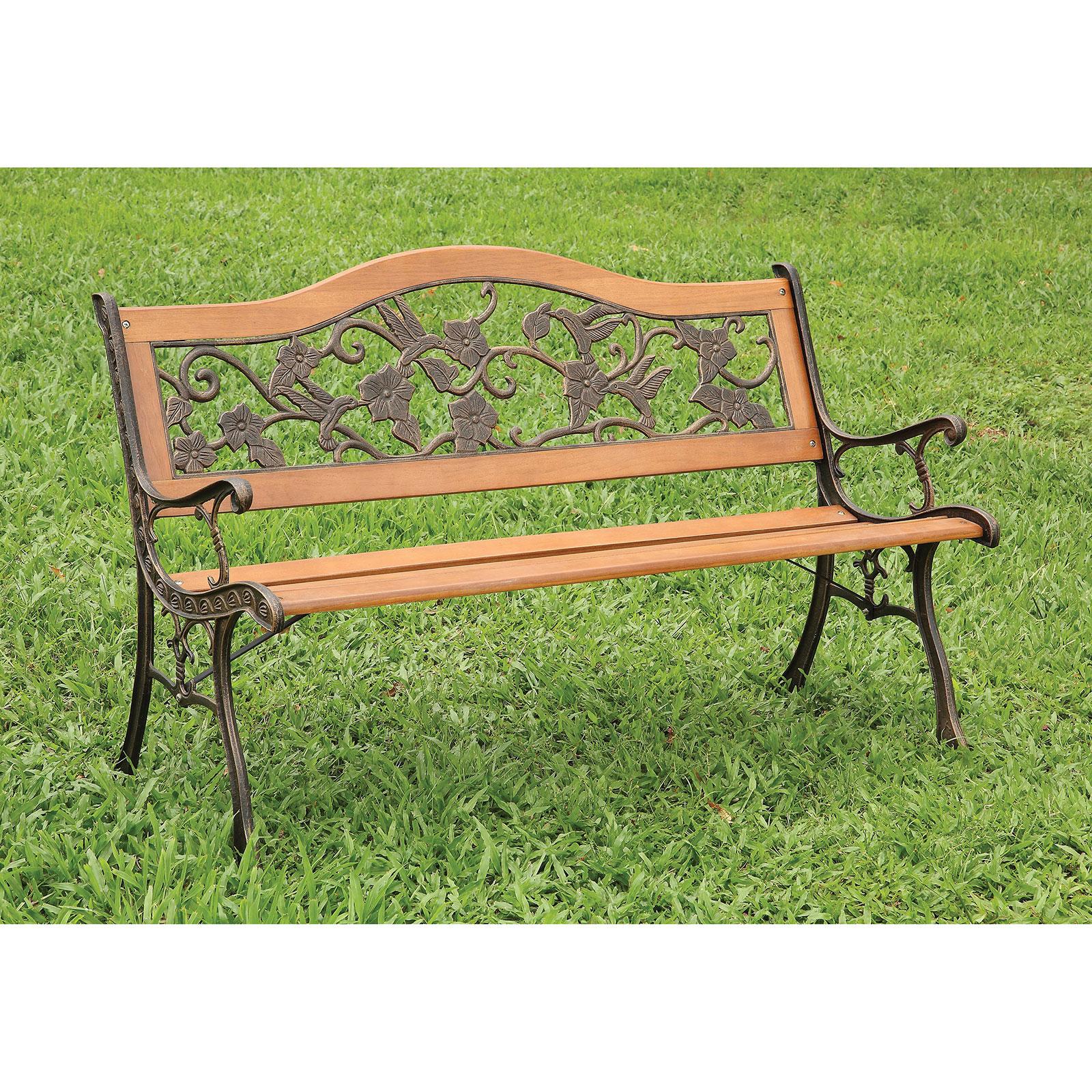  Furniture of America Outdoor Seating Benches CM-OB1806 IMAGE 1