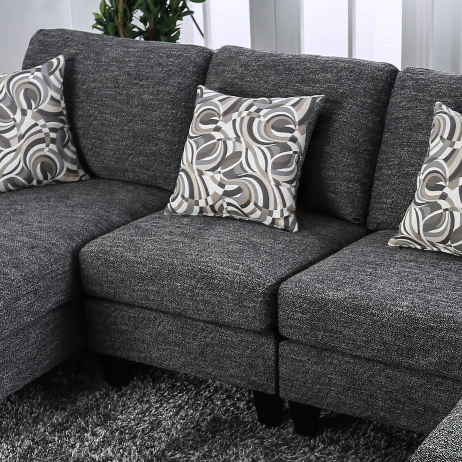 Furniture of America Lowry CM6363-SET Sectional w/ Ottoman IMAGE 5
