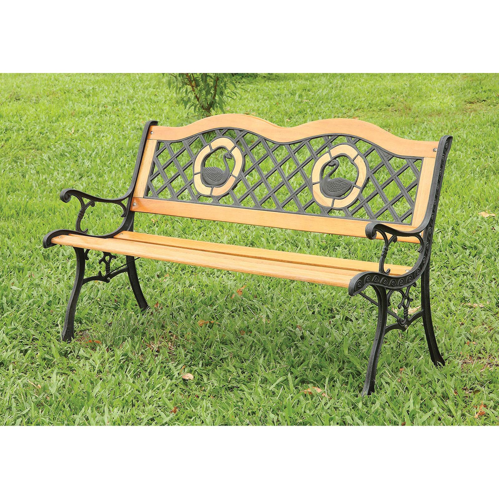  Furniture of America Outdoor Seating Benches CM-OB1804 IMAGE 1