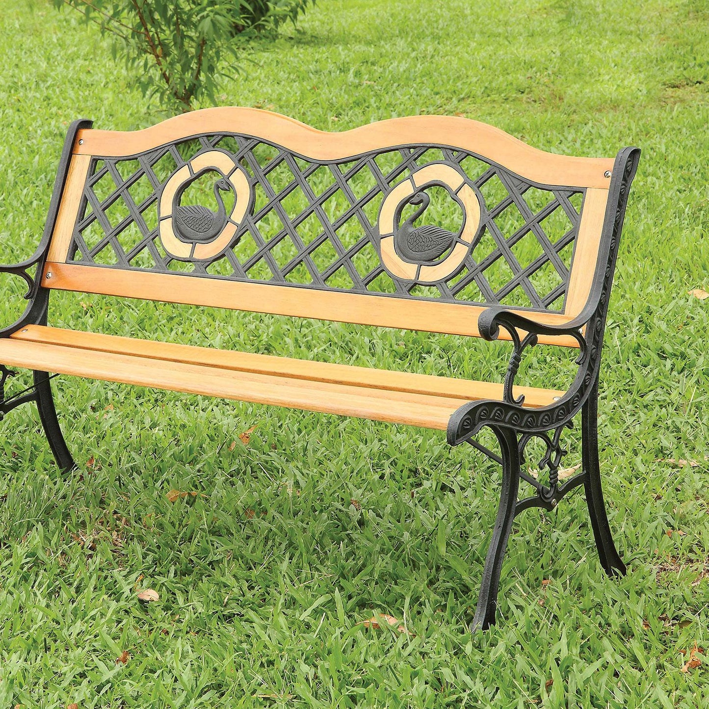  Furniture of America Outdoor Seating Benches CM-OB1804 IMAGE 2