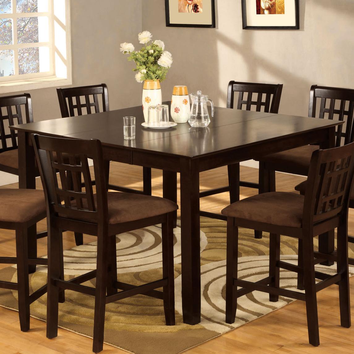  Furniture of America Square Eleanor Counter Height Dining Table CM3246PT IMAGE 1