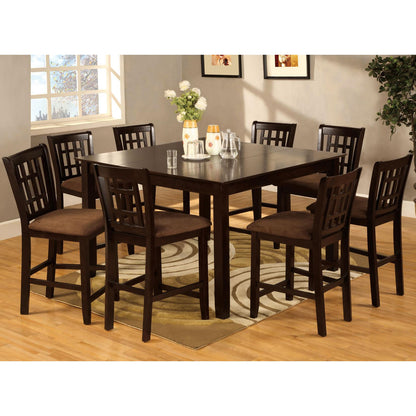  Furniture of America Square Eleanor Counter Height Dining Table CM3246PT IMAGE 2