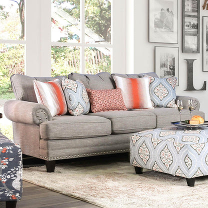  Furniture of America Tallulah Stationary Fabric Sofa SM8130-SF IMAGE 1