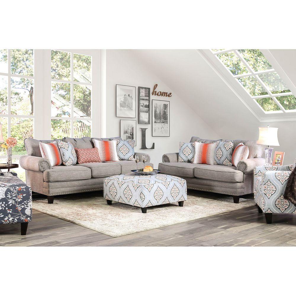  Furniture of America Tallulah Stationary Fabric Sofa SM8130-SF IMAGE 5