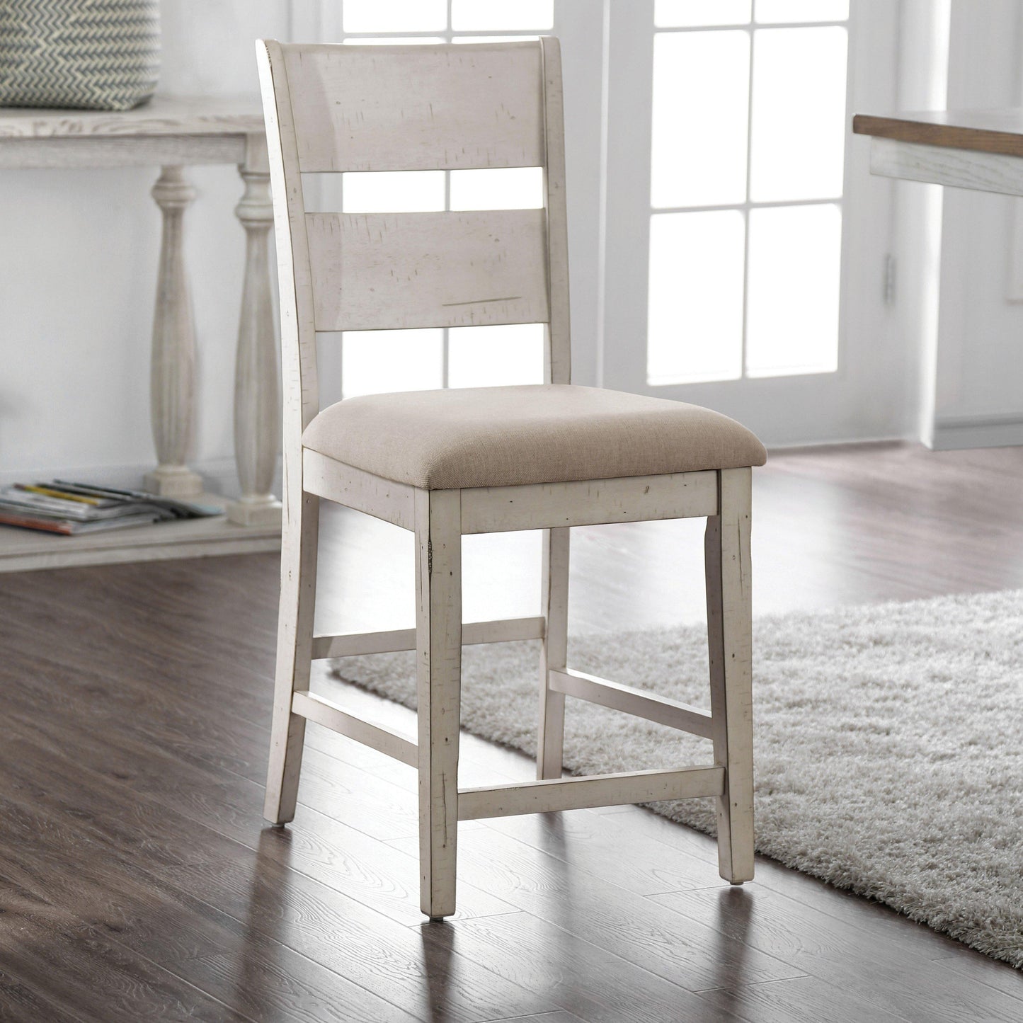  Furniture of America Bridgid II Counter Height Dining Chair CM3858PC-2PK IMAGE 1