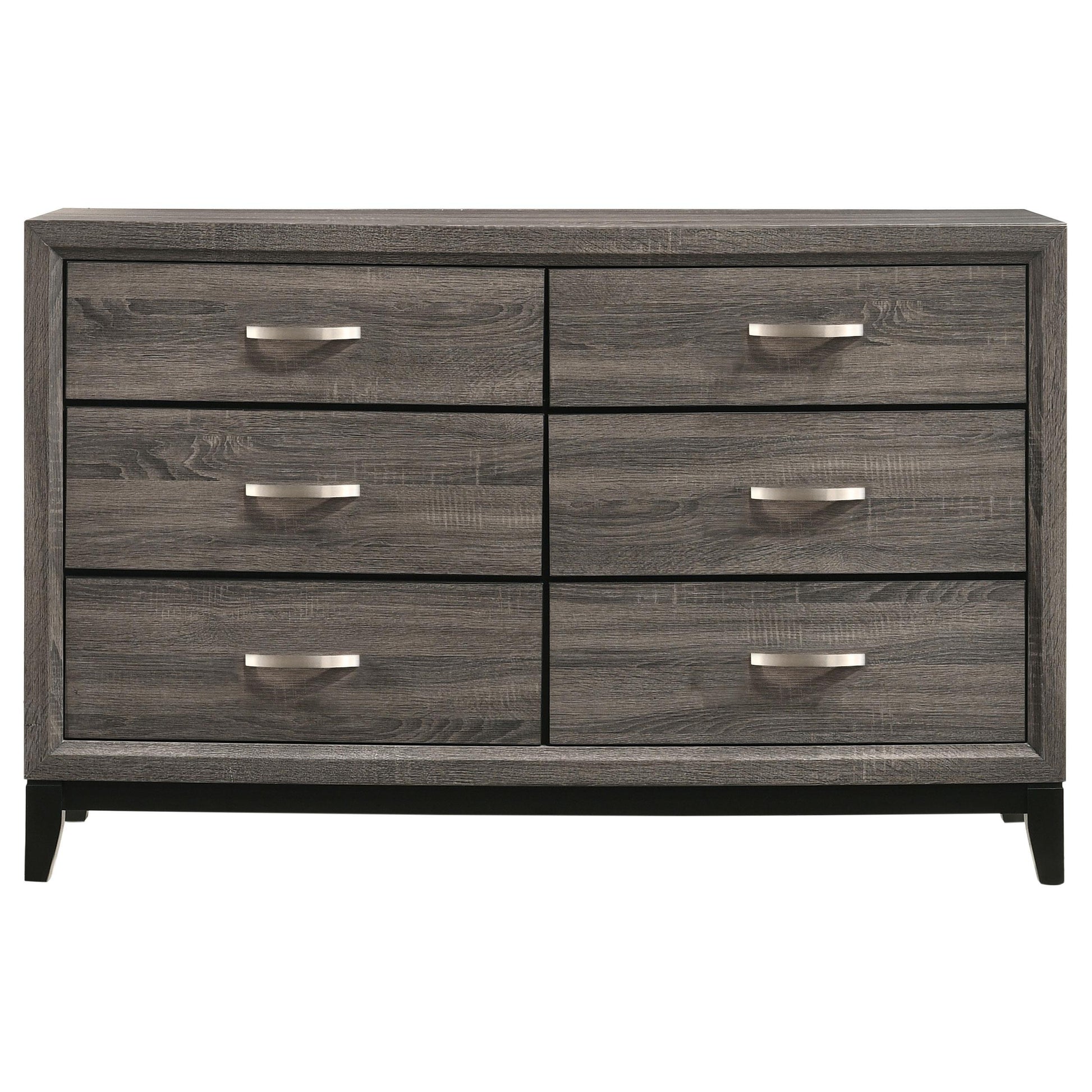 Coaster Furniture Watson 212423 6-Drawer Dresser - Grey Oak IMAGE 2