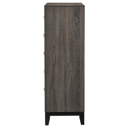 Coaster Furniture Watson 212425 5-Drawer Bedroom Chest - Grey Oak IMAGE 4