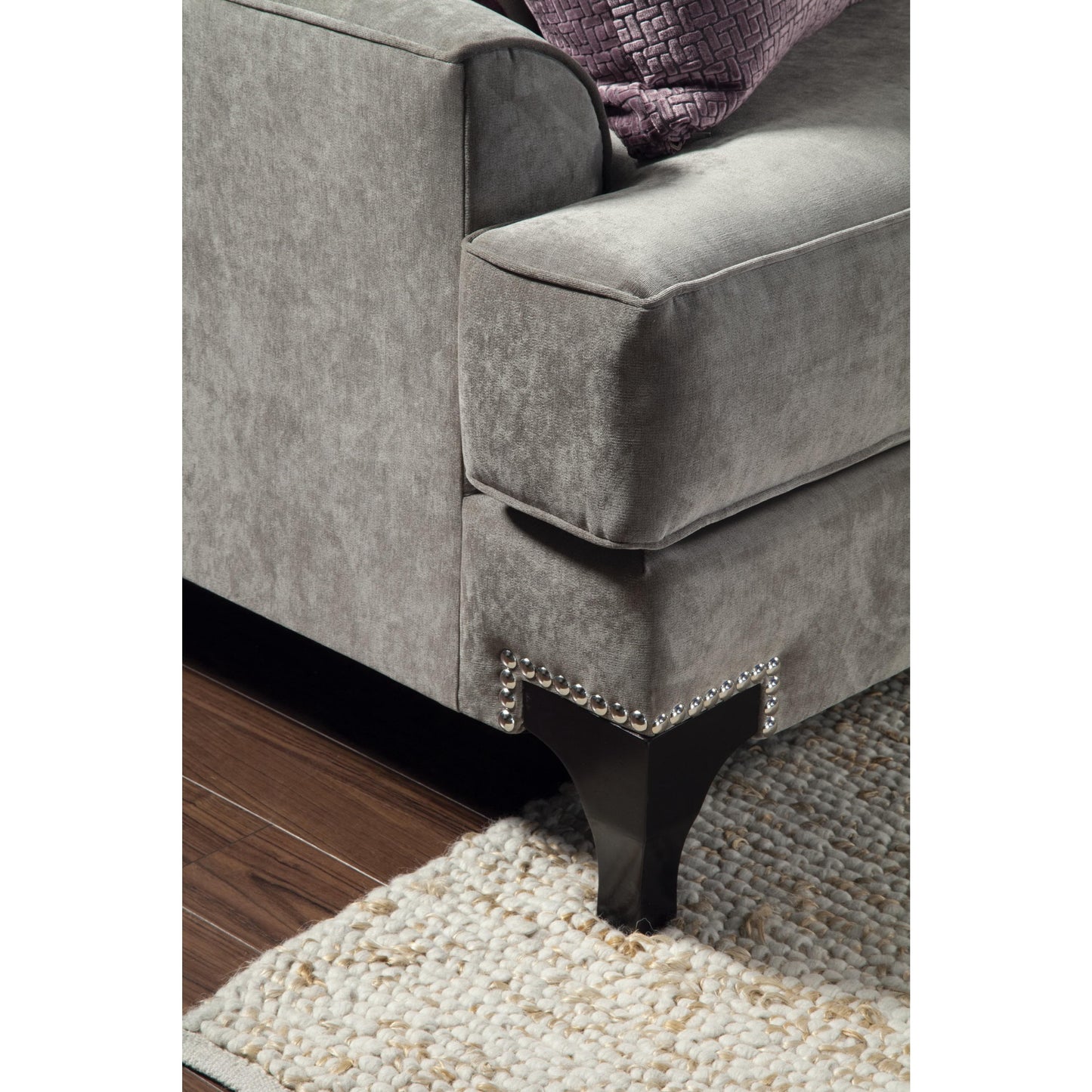  Furniture of America Viscontti Stationary Fabric Sofa SM2202-SF IMAGE 3