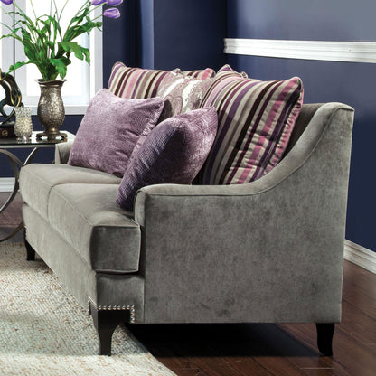  Furniture of America Viscontti Stationary Fabric Loveseat SM2202-LV IMAGE 5