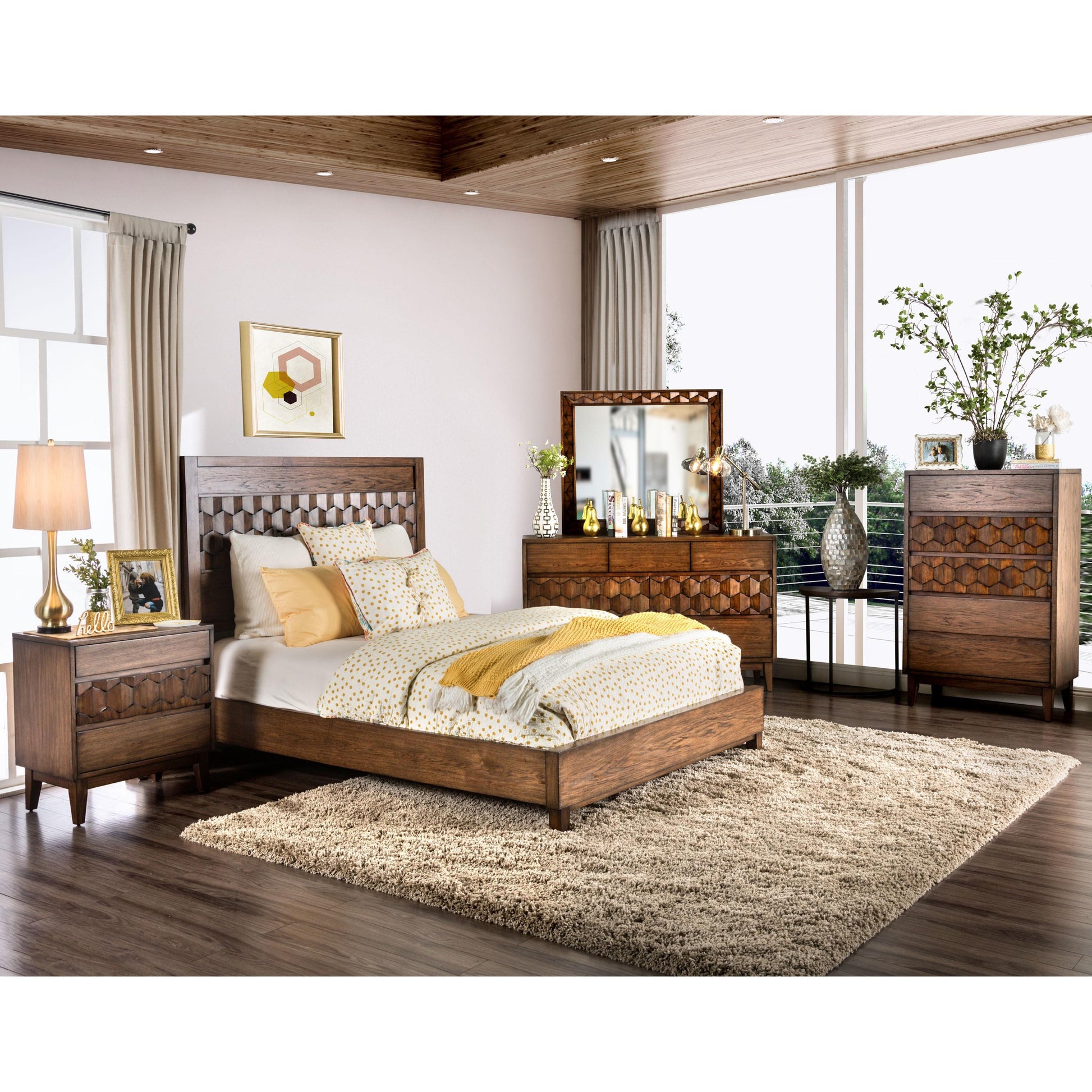  Furniture of America Kallisto 3-Drawer Nightstand CM7582N IMAGE 4