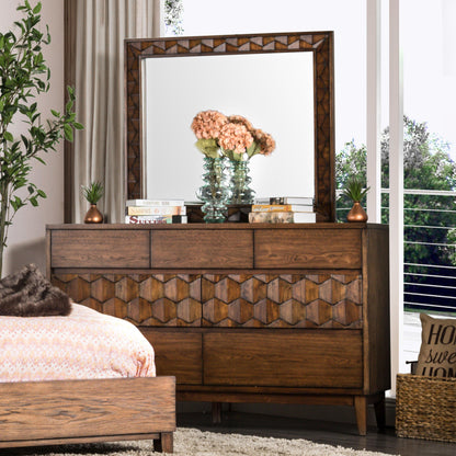  Furniture of America Kallisto Dresser Mirror CM7582M IMAGE 2