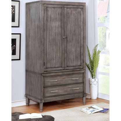  Furniture of America Daphne 2-Drawer Armoire CM7556AR-SET IMAGE 2
