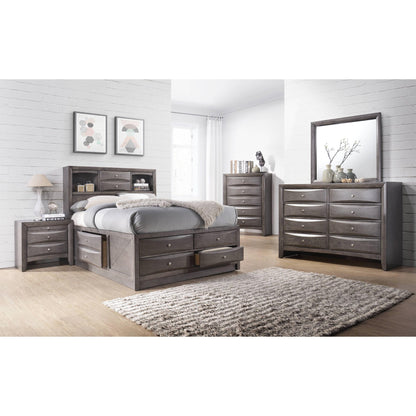 Elements International Emily Grey Dresser Mirror EG100MR IMAGE 4