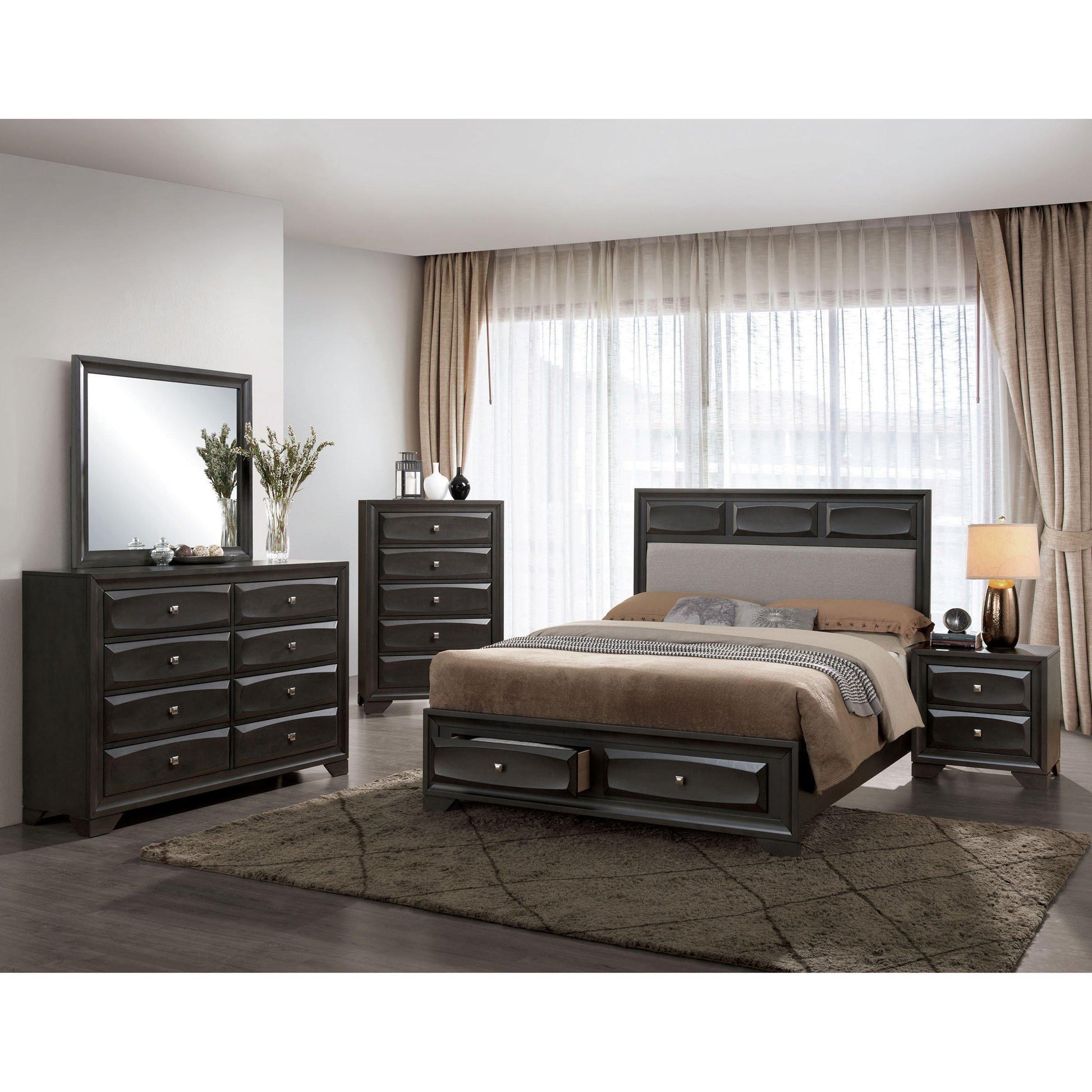 Furniture of America Clotilde 5-Drawer Chest CM7553C IMAGE 3