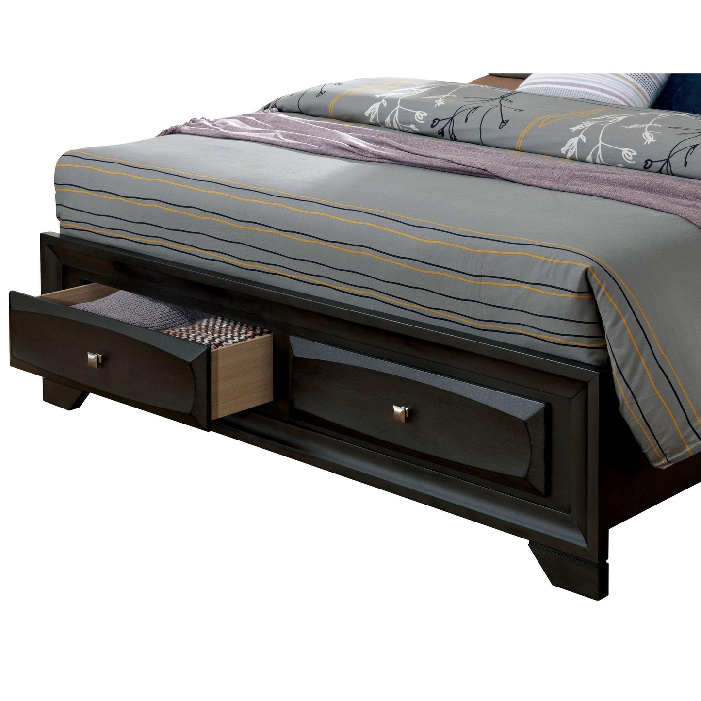  Furniture of America Clotilde Queen Panel Bed with Storage CM7553Q-BED IMAGE 2