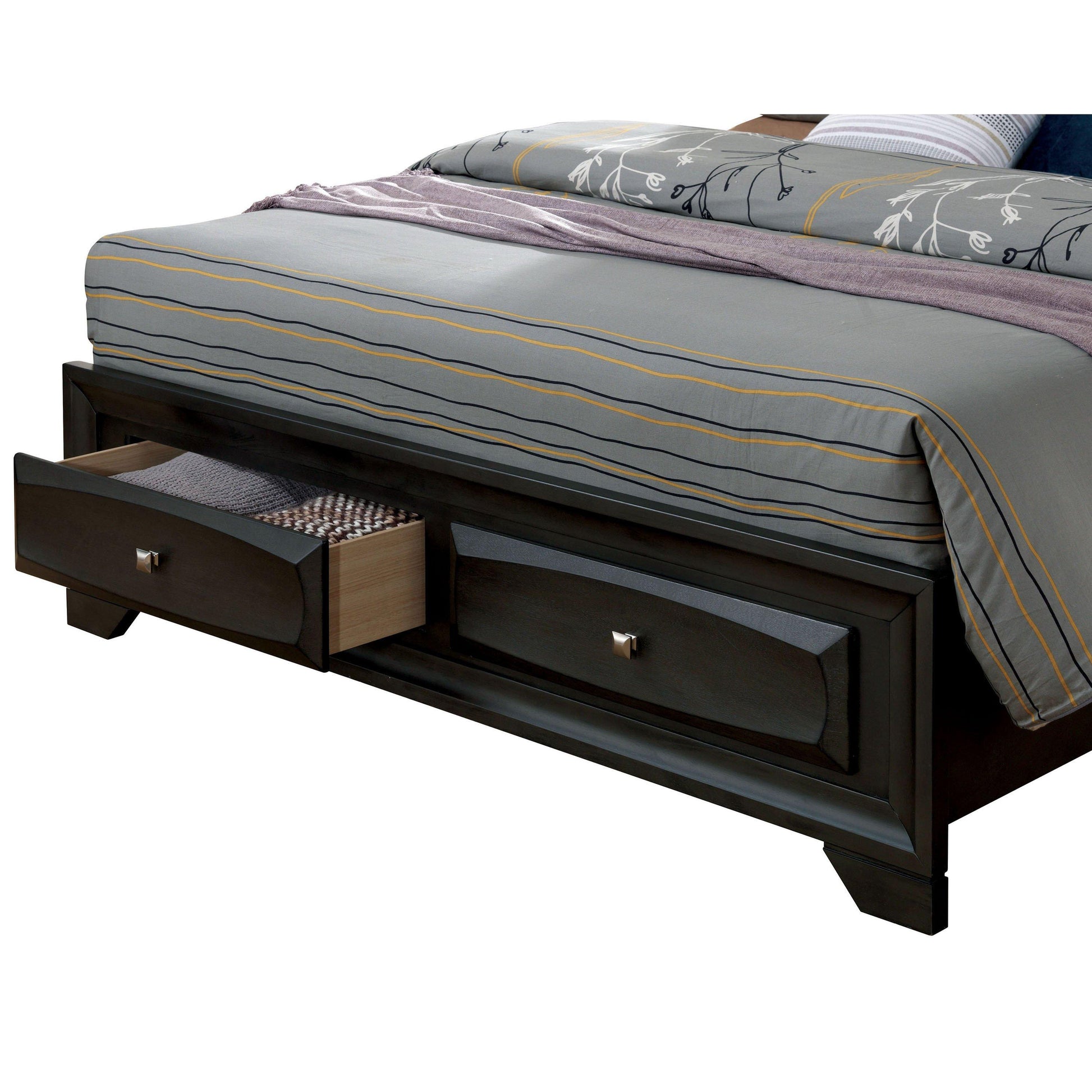  Furniture of America Clotilde Queen Panel Bed with Storage CM7553Q-BED IMAGE 2