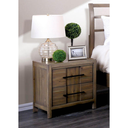  Furniture of America Berenice 2-Drawer Nightstand CM7580A-N IMAGE 2