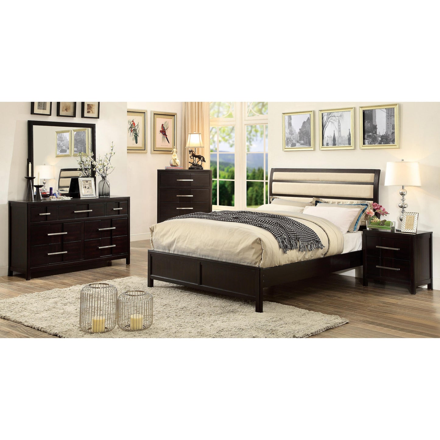  Furniture of America Berenice Queen Platform Bed CM7580EX-Q-BED IMAGE 7