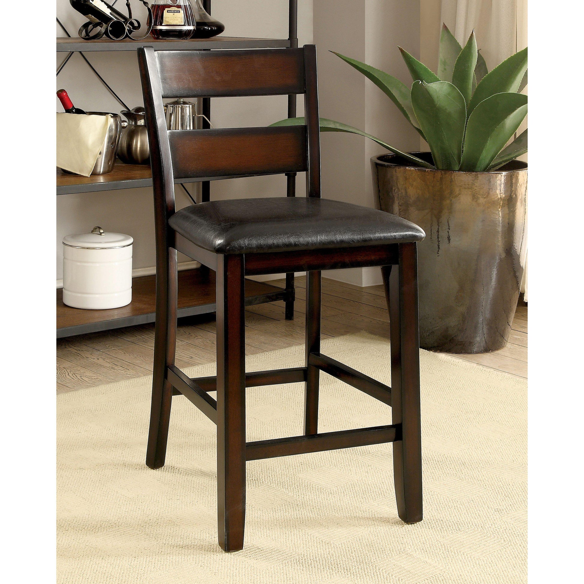  Furniture of America Norah 7 pc Counter Height Dinette CM3351PT-5PK IMAGE 2