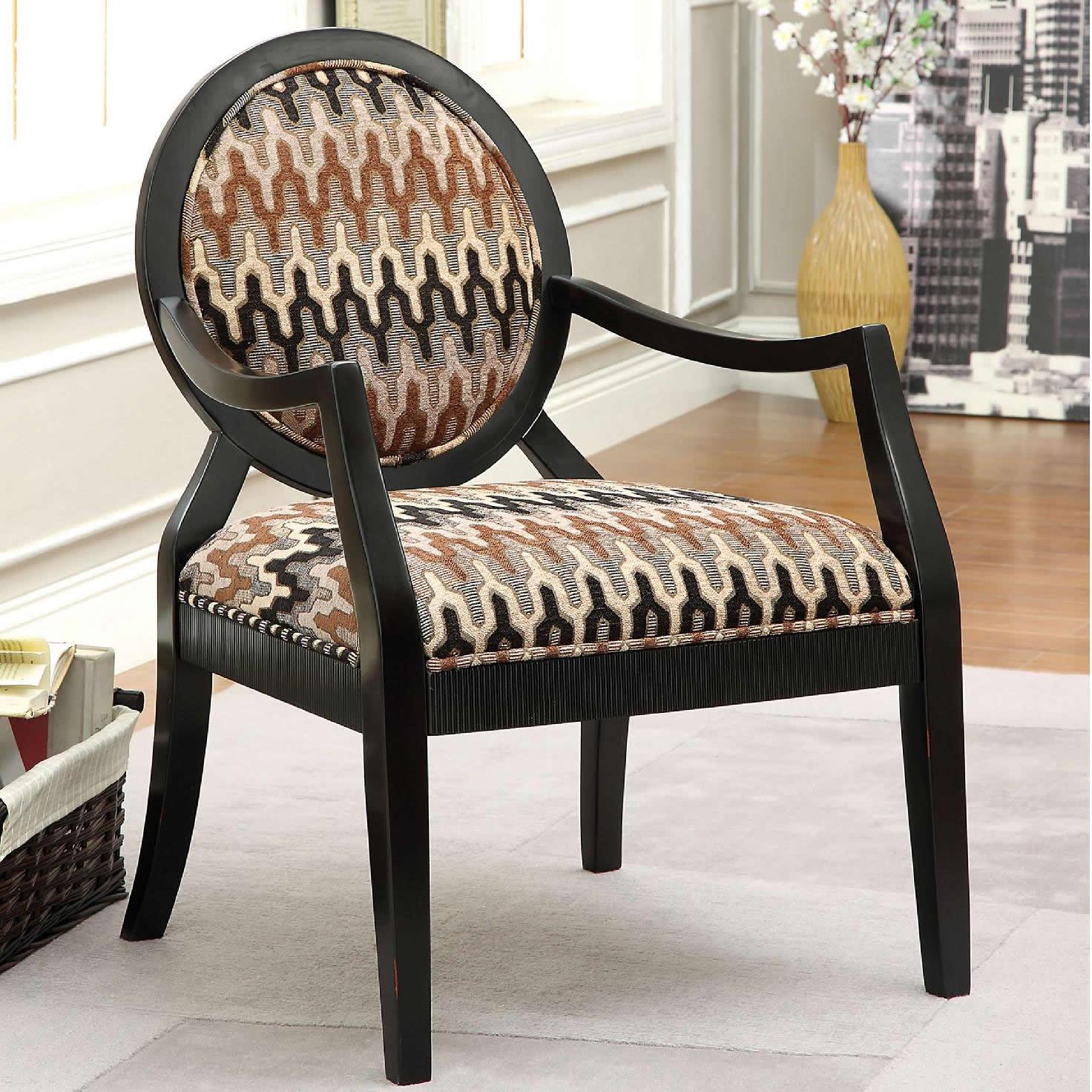  Furniture of America Bethany Fabric Accent Chair CM-AC6994 IMAGE 1