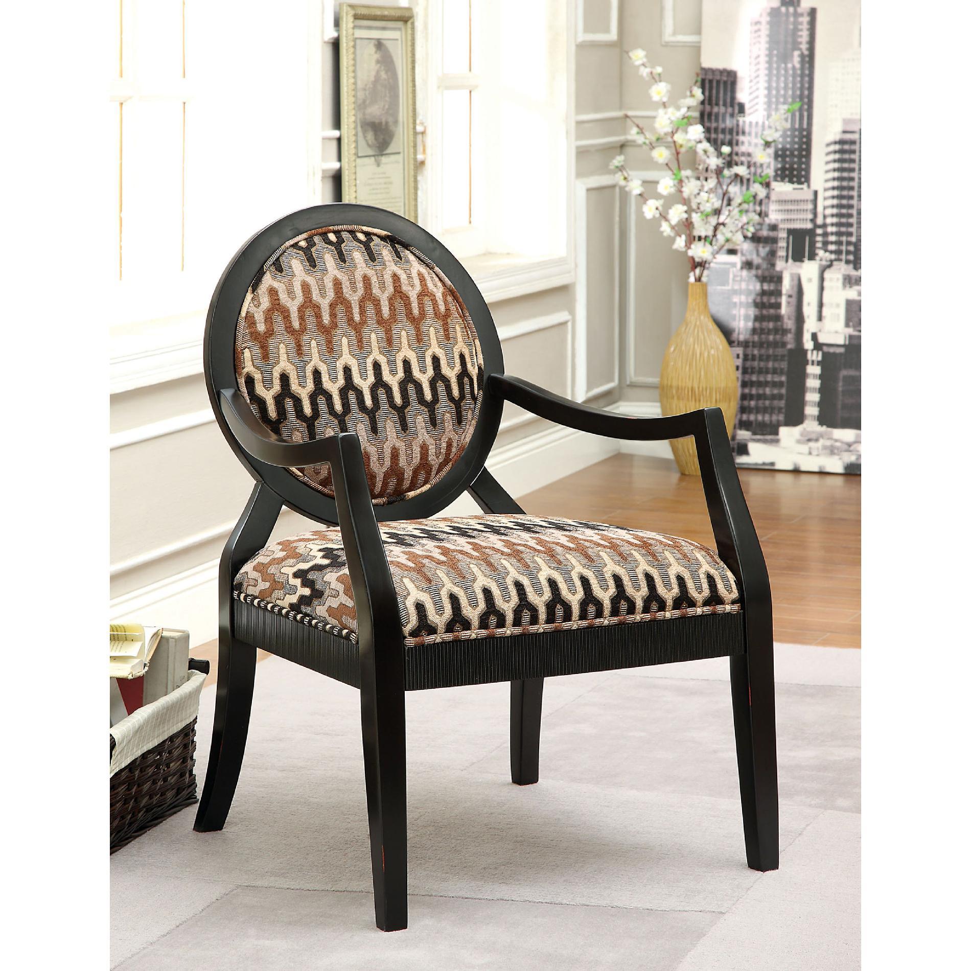  Furniture of America Bethany Fabric Accent Chair CM-AC6994 IMAGE 2