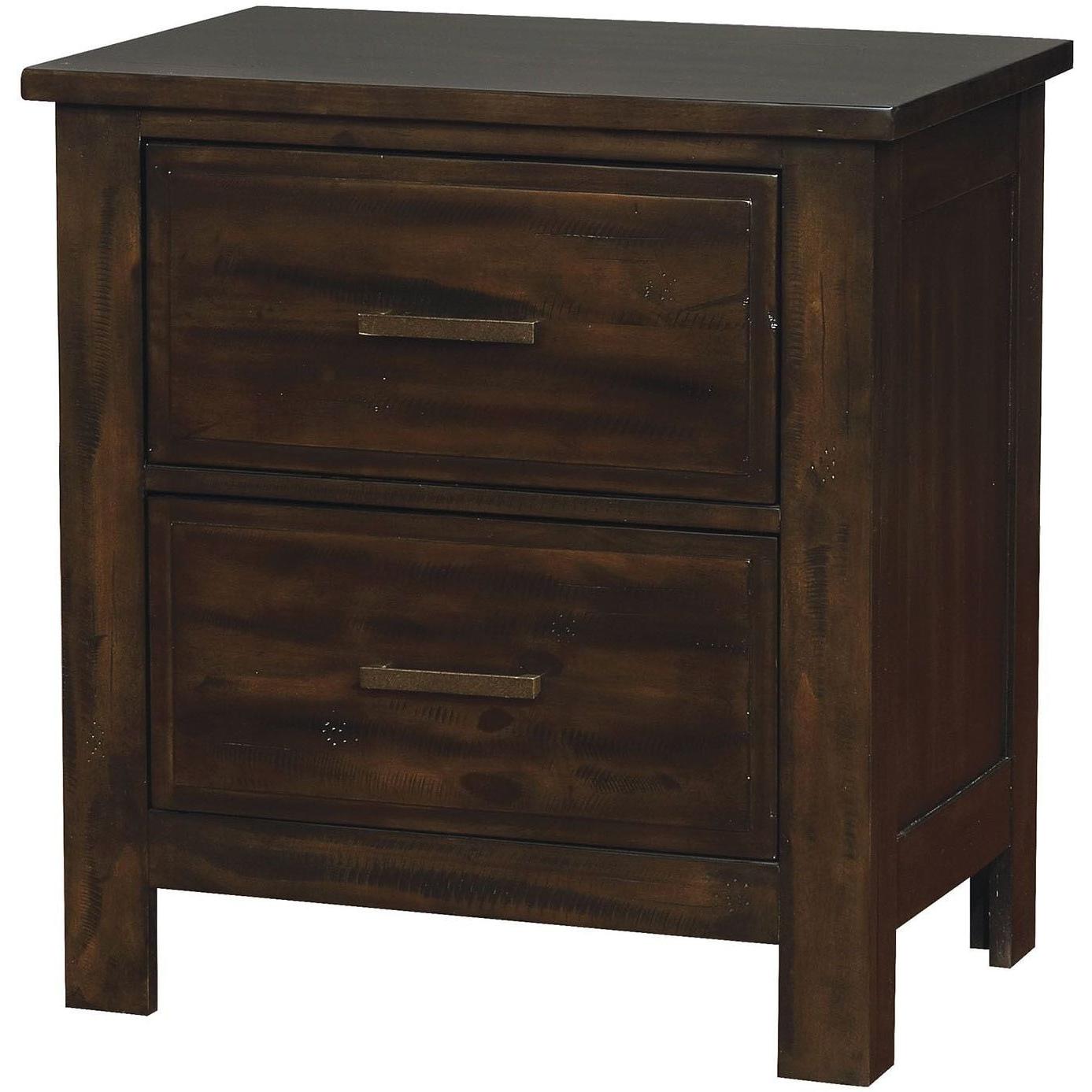  Furniture of America Canopus 2-Drawer Nightstand CM7422N IMAGE 1