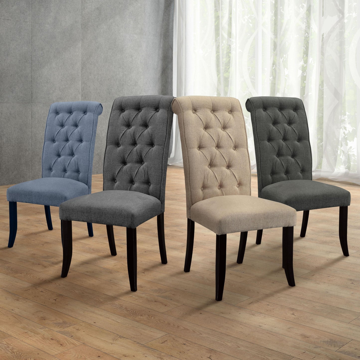 Furniture of America Sania CM3564A-SC-2PK Side Chair IMAGE 4
