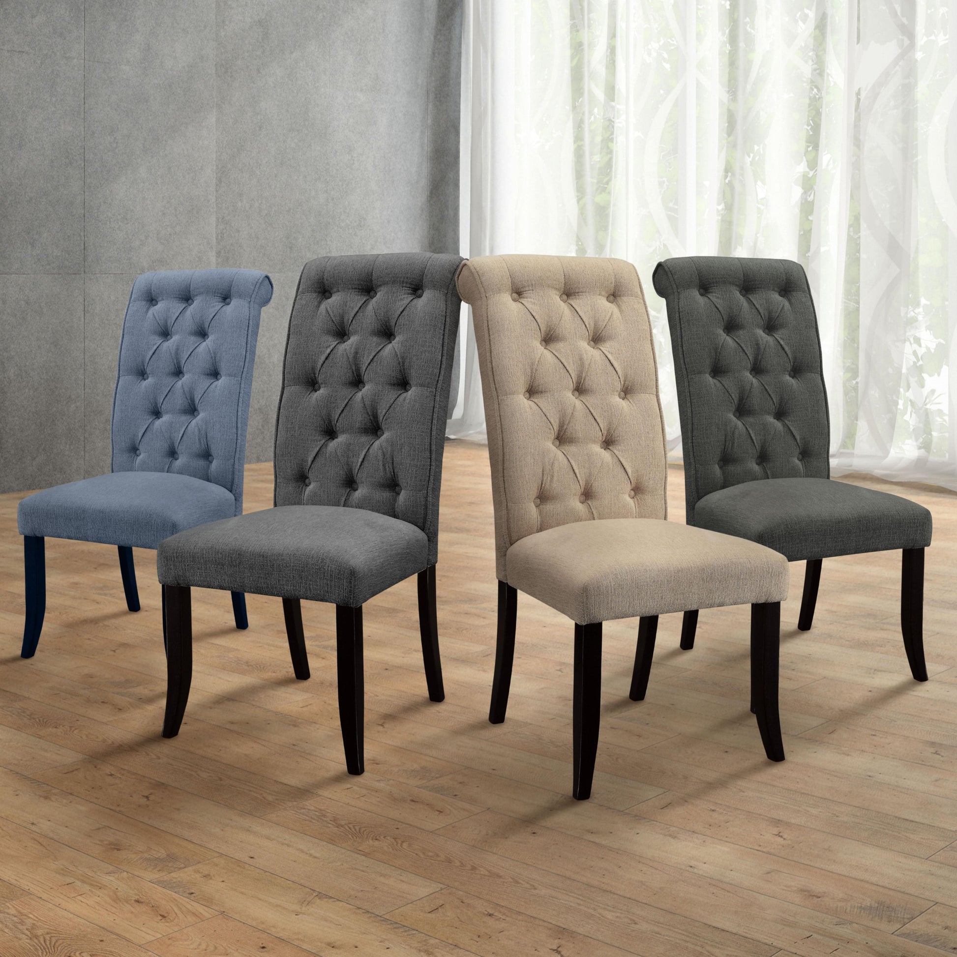 Furniture of America Sania CM3564A-SC-2PK Side Chair IMAGE 4