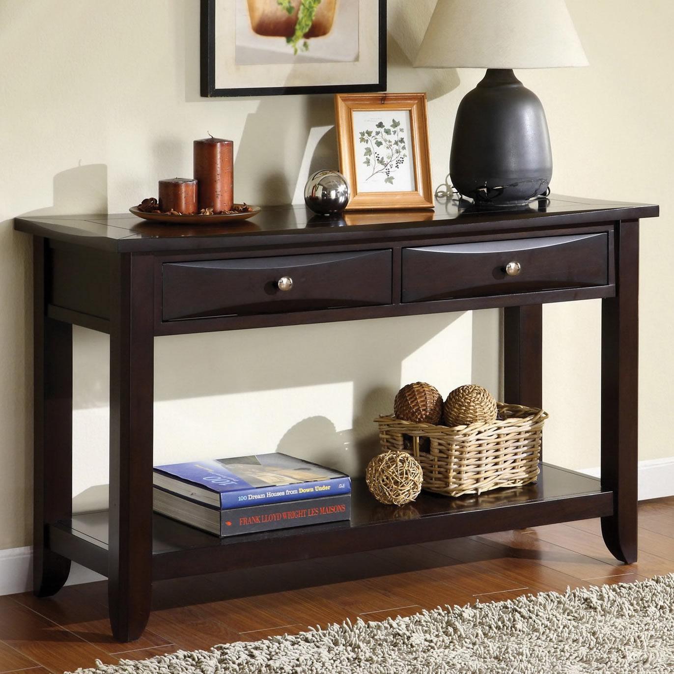  Furniture of America Baldwin Sofa Table CM4265DK-S IMAGE 2