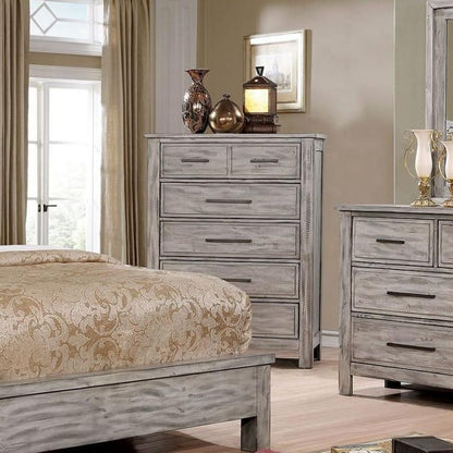  Furniture of America Canopus 5-Drawer Chest CM7422GY-C IMAGE 3