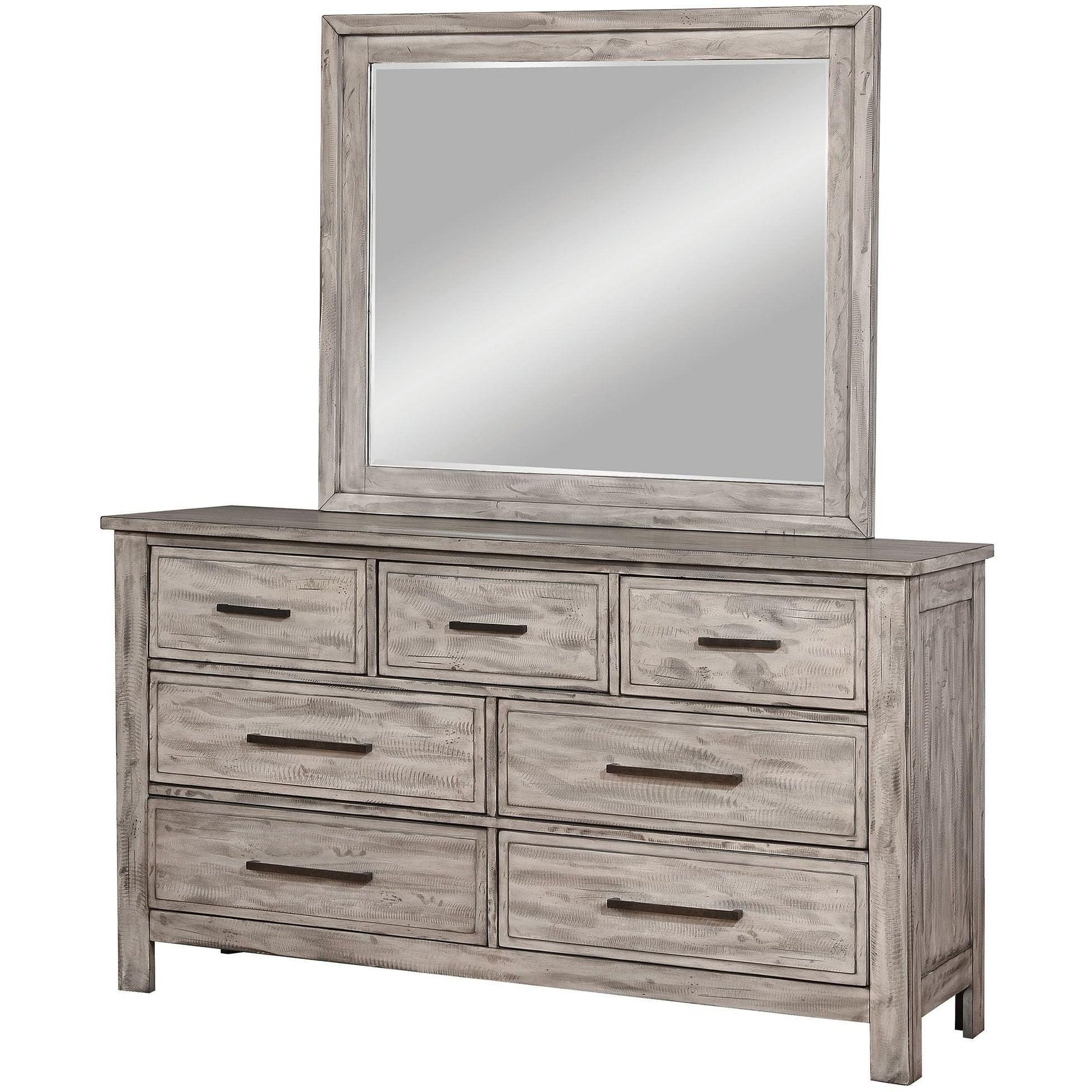  Furniture of America Canopus Dresser Mirror CM7422GY-M IMAGE 2