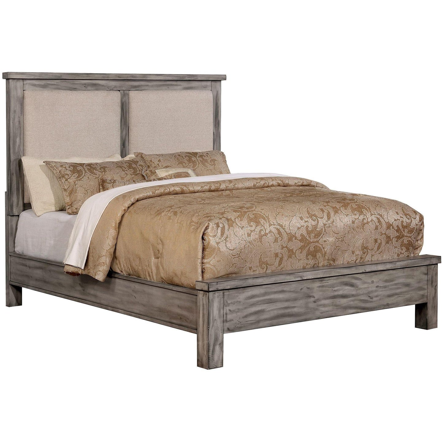  Furniture of America Canopus California King Panel Bed CM7423GY-CK-BED IMAGE 1