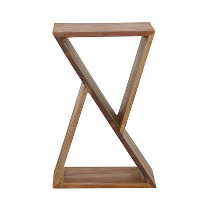 Coaster Furniture Lily 910180 Solid Reclaimed Wood Accent Side Table - Natural IMAGE 4