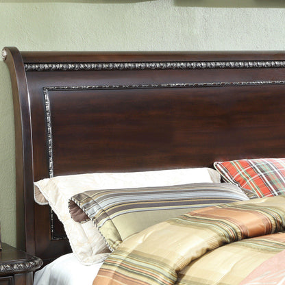  Furniture of America Europa King Sleigh Bed CM7389EK-BED IMAGE 3
