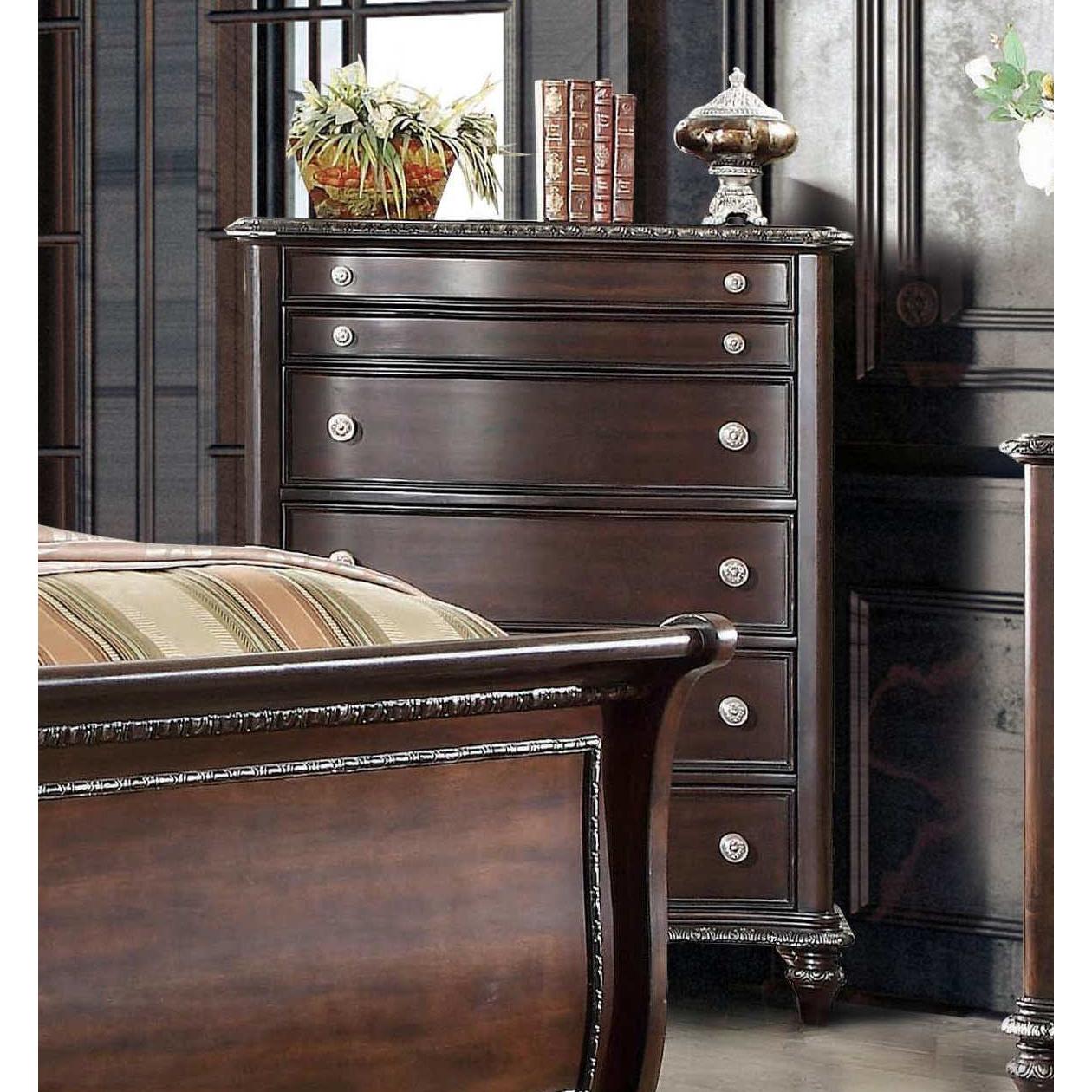  Furniture of America Europa 5-Drawer Chest CM7389C IMAGE 1