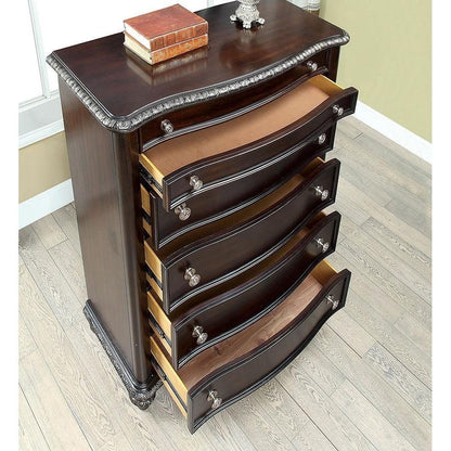  Furniture of America Europa 5-Drawer Chest CM7389C IMAGE 2
