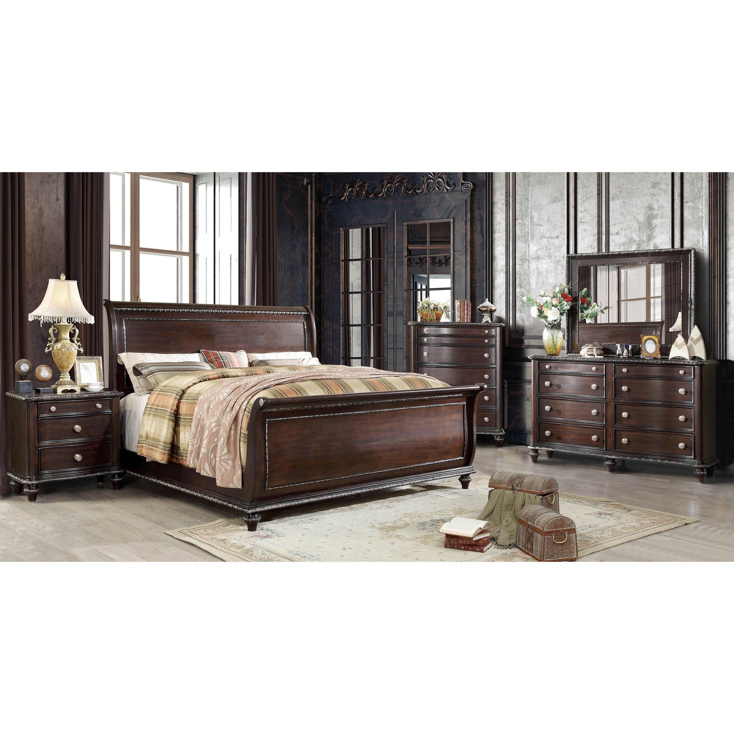  Furniture of America Europa 5-Drawer Chest CM7389C IMAGE 5