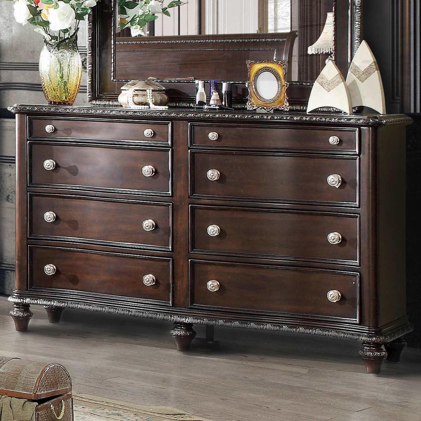  Furniture of America Europa 8-Drawer Dresser CM7389D IMAGE 1