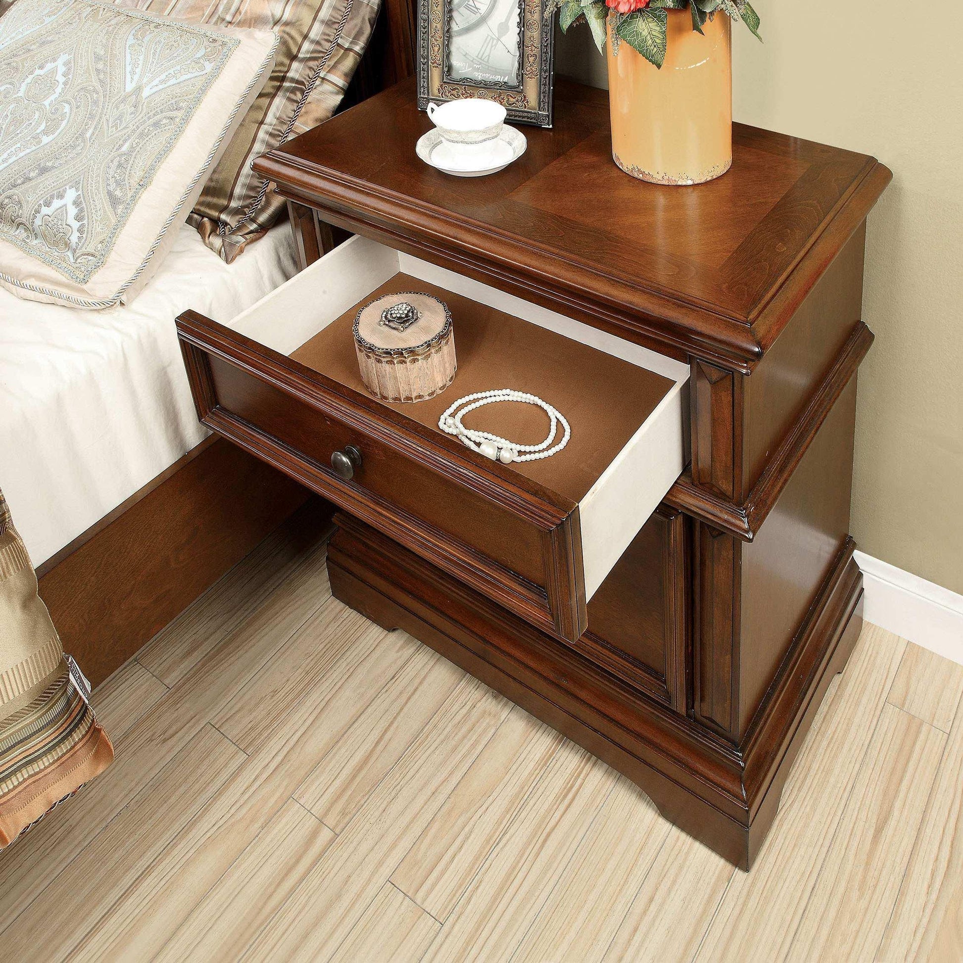  Furniture of America Millicent 2-Drawer Nightstand CM7373N IMAGE 2