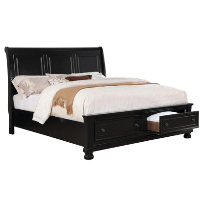  Furniture of America Castor California King Platform Bed with Storage CM7590BK-CK-BED IMAGE 1