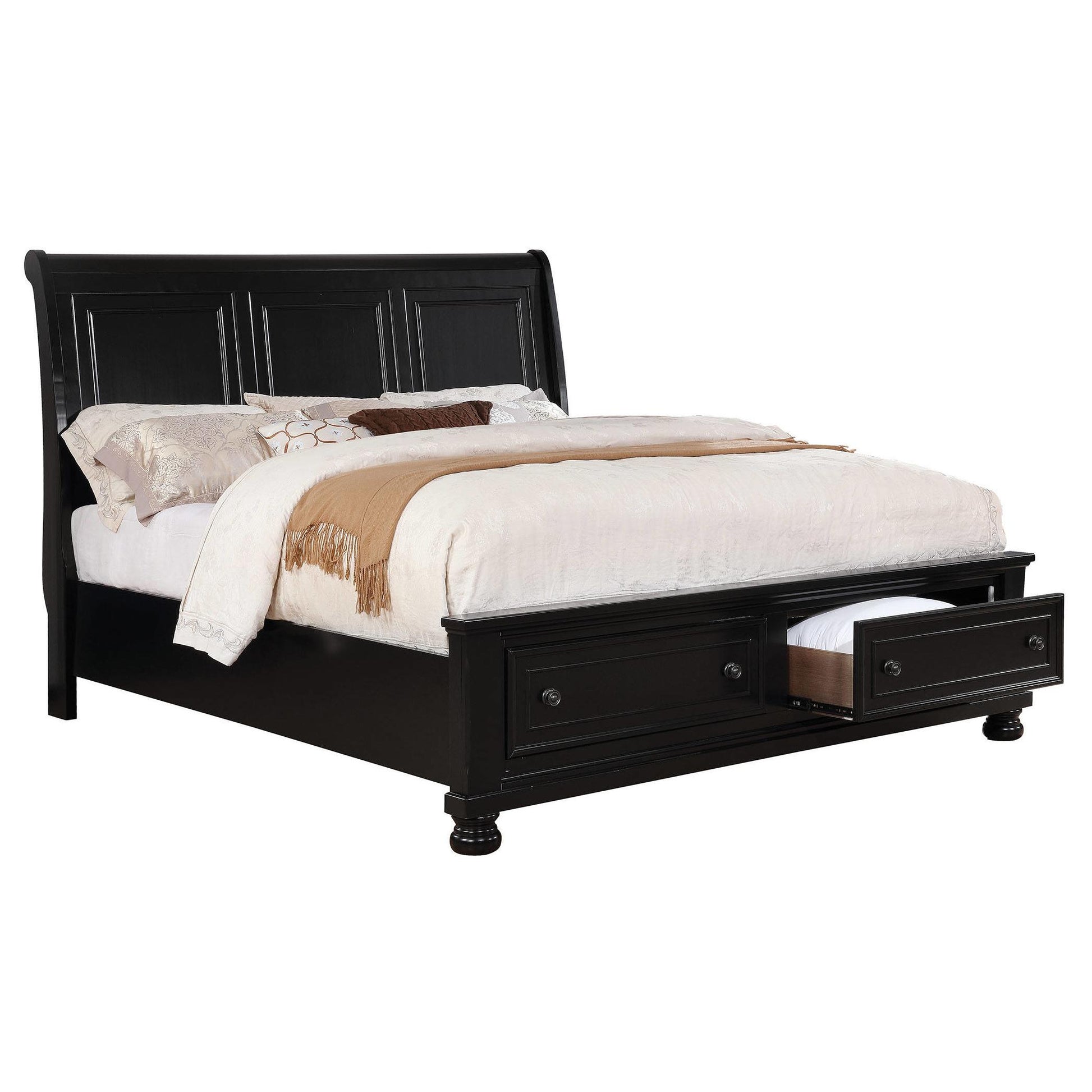 Furniture of America Castor Queen Platform Bed with Storage CM7590BK-Q-BED IMAGE 1