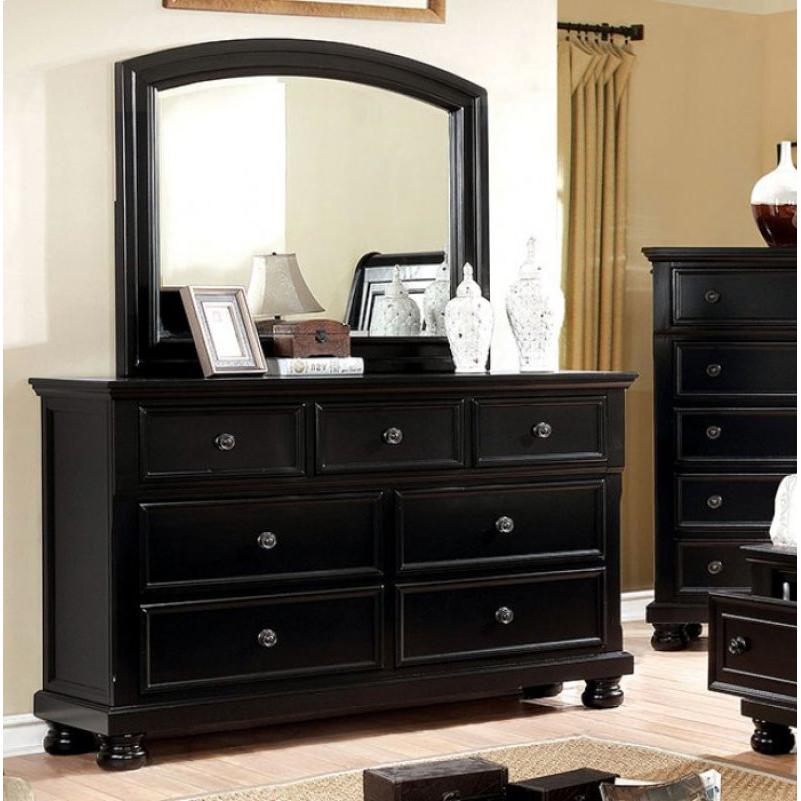  Furniture of America Castor 7-Drawer Dresser CM7590BK-D IMAGE 3