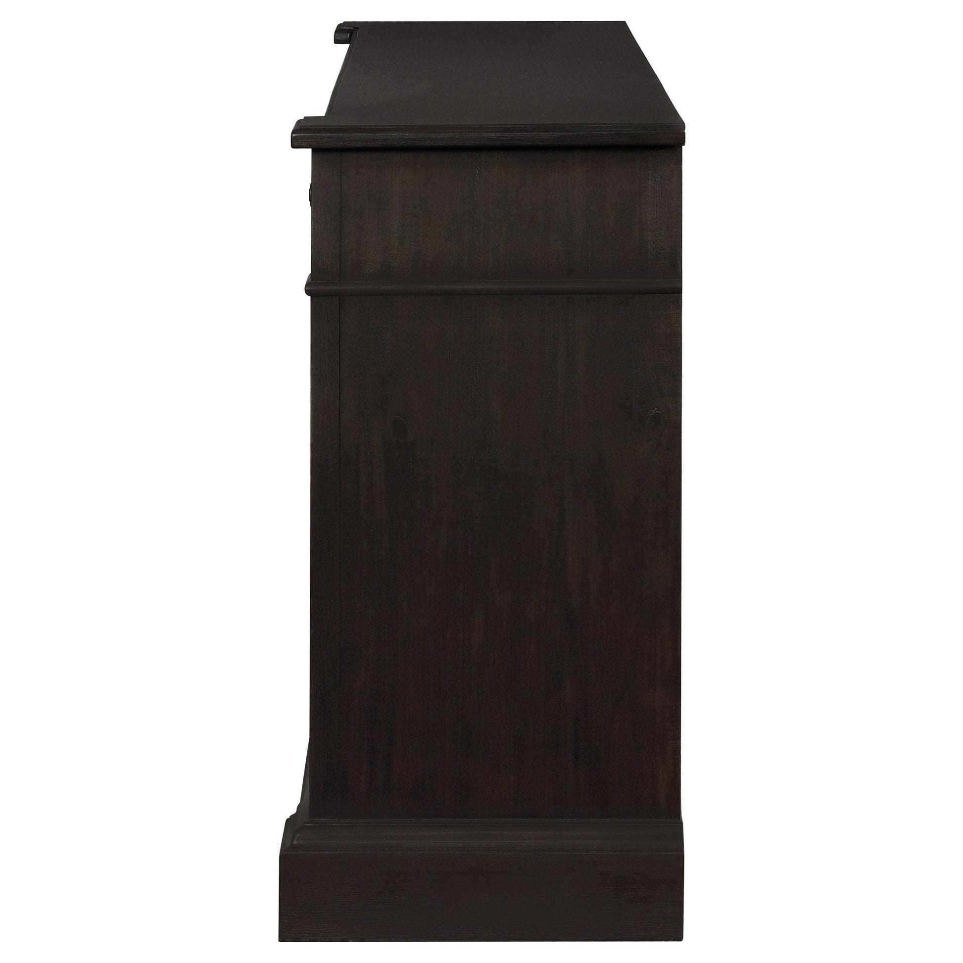  Coaster Furniture Phelps 121235 2-door Sideboard Buffet Cabinet - Distressed Noir IMAGE 4
