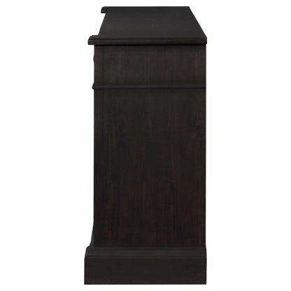  Coaster Furniture Phelps 121235 2-door Sideboard Buffet Cabinet - Distressed Noir IMAGE 4