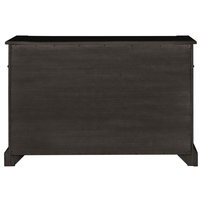  Coaster Furniture Phelps 121235 2-door Sideboard Buffet Cabinet - Distressed Noir IMAGE 6