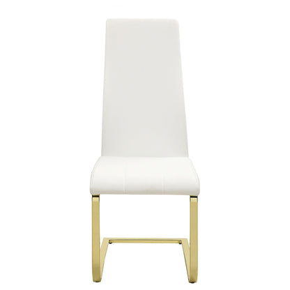 Coaster Furniture Montclair 190512 Upholstered Dining Side Chair - White (Set of 4) IMAGE 2