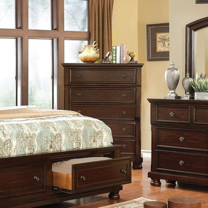  Furniture of America Castor 5-Drawer Chest CM7590CH-C IMAGE 2