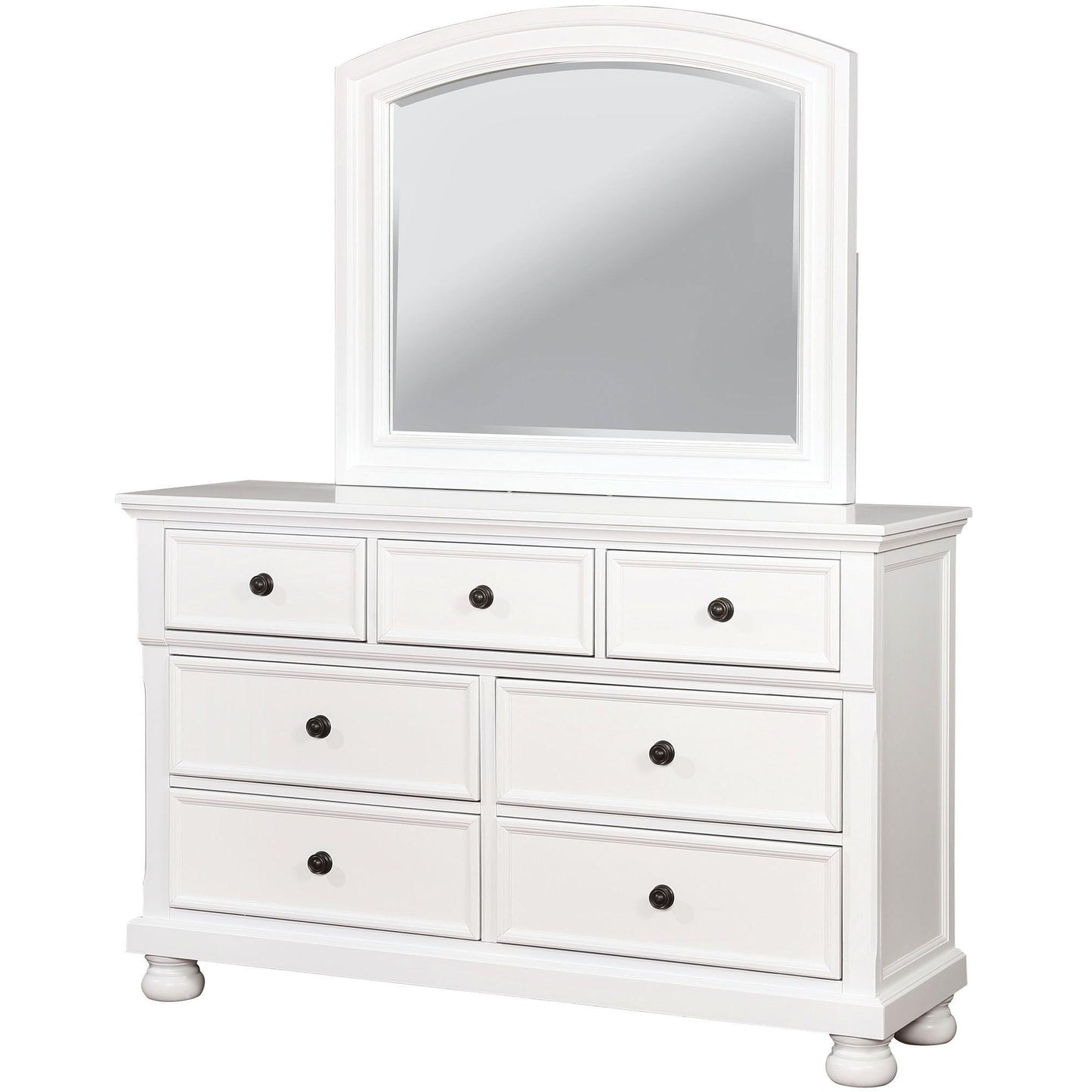  Furniture of America Castor 7-Drawer Dresser CM7590WH-D IMAGE 2